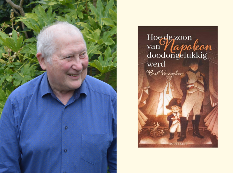 Boekvoorstelling Bert Vereycken met 'Hoe de zoon van Napoleon doodongelukkig werd' met illustraties van Kevin Sezgin