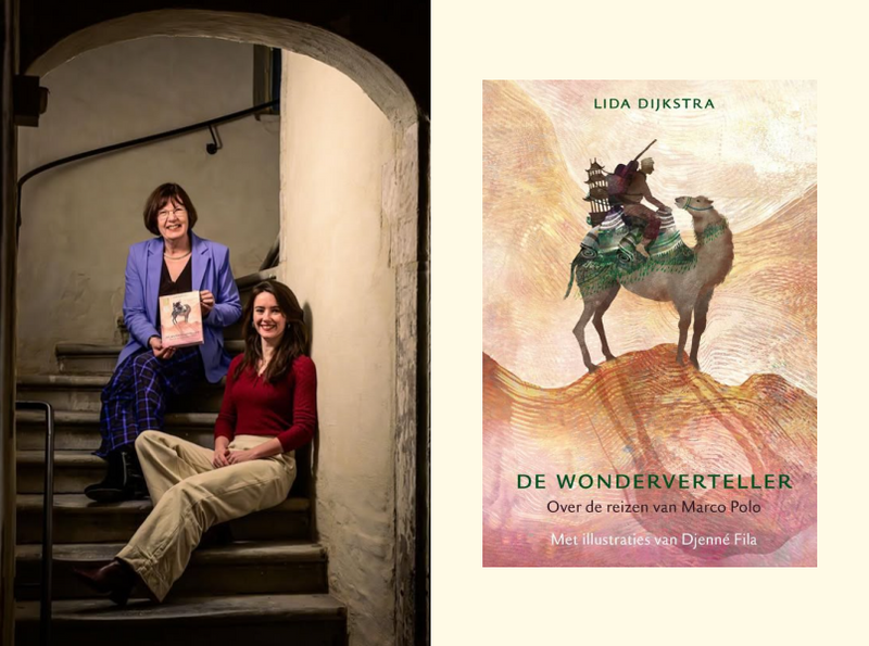 Lida Dijkstra te gast in De Krook van 'De wonderverteller' wegens nominatie de Kleine Cervantes 2026
