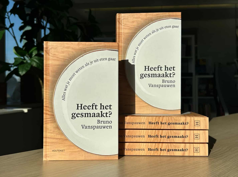 Maak 5x kans op 'Heeft het gesmaakt?' van Bruno Vanspauwen