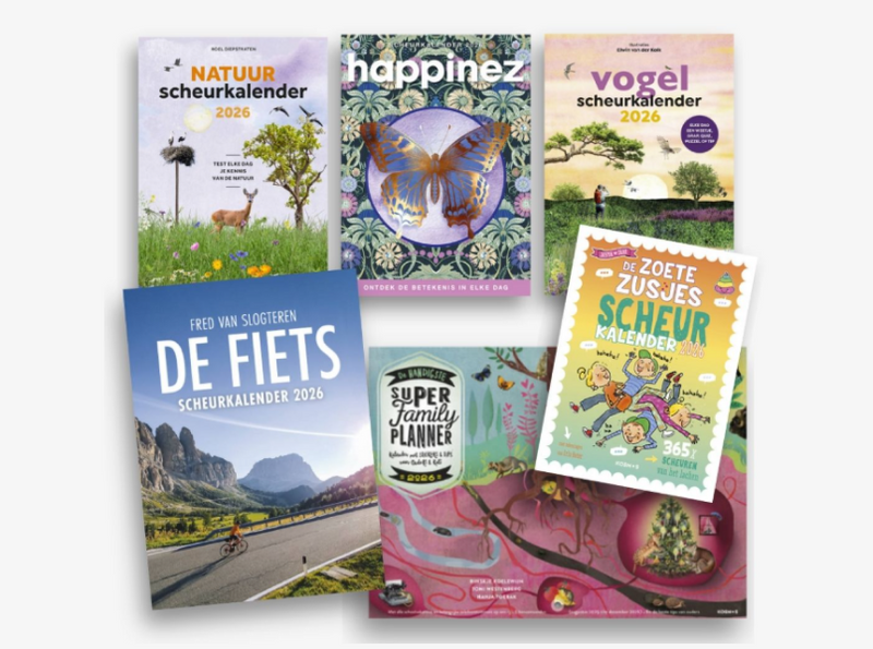 De mooiste scheurkalenders voor 2026