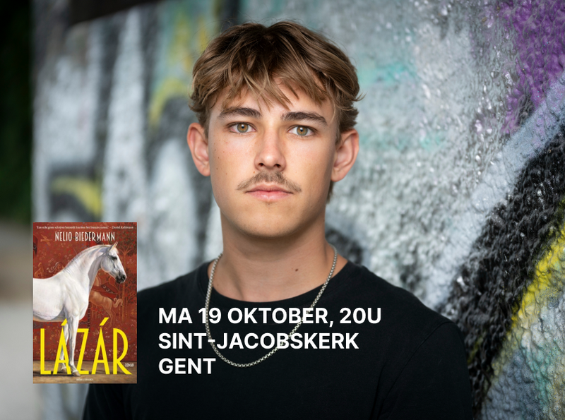 Ticket: Avond met Nelio Biedermann ‘Lázár’