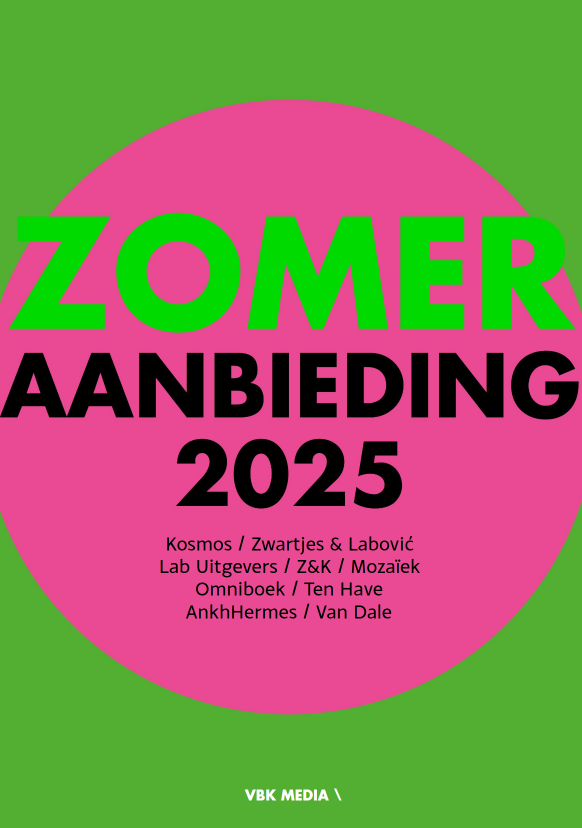 Brochure met alle nieuwe titels die uitkomen in de zomer 2025 voor uitgeverij VBK Media